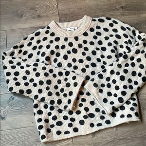 Made well polka dot sweater